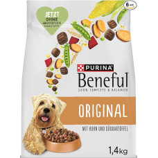 Beneful Original sausas šunų maistas su vištiena ir saldžiosiomis bulvėmis, 6 vnt. (6 x 1,4 kg)