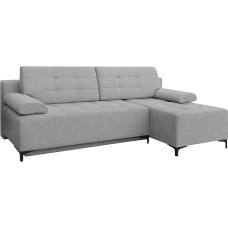 Mirjan24 Garan kampinė sofa su ištraukiama lovos dėže, gyvenamasis kraštovaizdis, sofos komplektas, sofos komplektas, sofa, L formos sofa, kampinė sofa, minkšta sofa (Ikar 05, dešinė pusė)