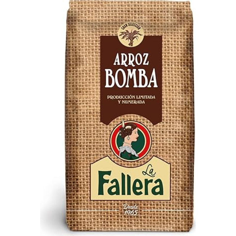 Arroz Bomba La Fallera 1kg ribotos gamybos