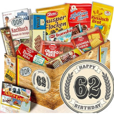Saldūs pyragaičiai / DDR rinkinys / Dovanos 62-ajam gimtadieniui moterims / 62-asis gimtadienis