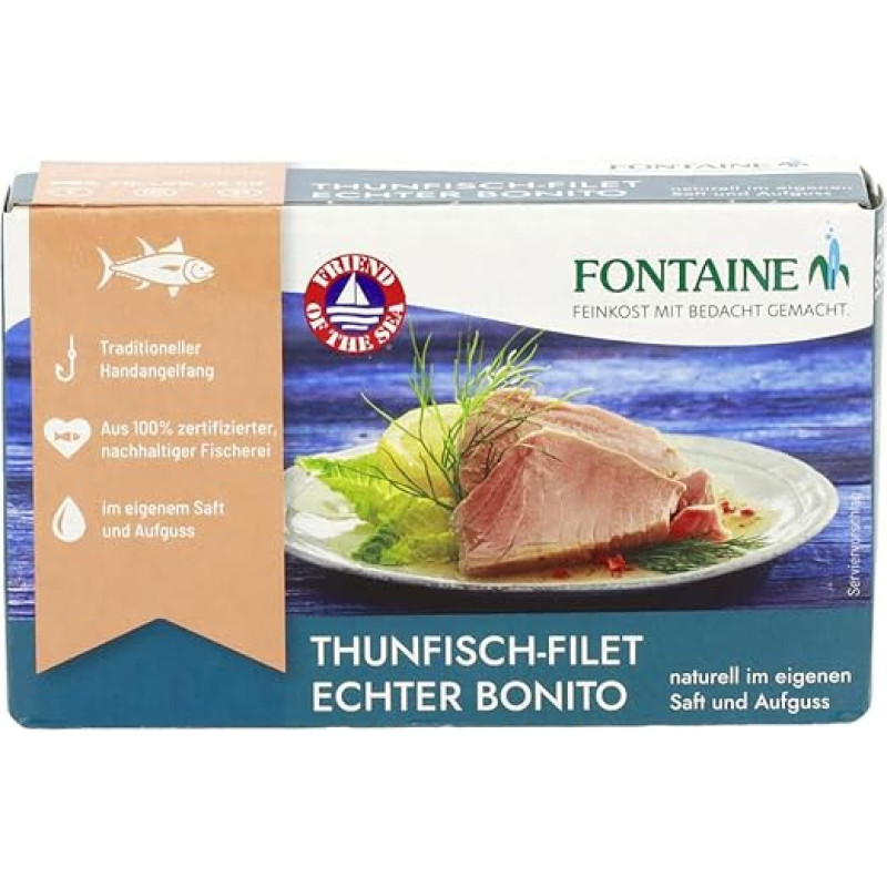 Fontaine - Real Bonito Natural - 120 g - 10 vnt. pakuotė