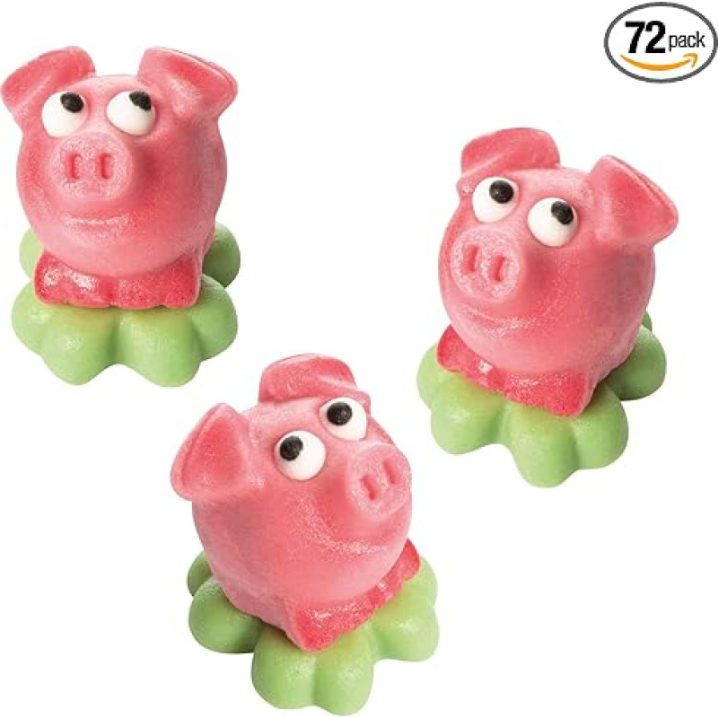 Günthart 72 Marcipaninė kiaulė ant dobilo lapo