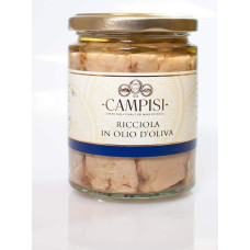 Aukštos kokybės Sicilijos gintarinė skumbrė alyvuogių aliejuje 220g
