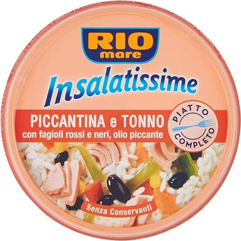 Rio Mare Insalatissime Tonno Piccante aštrusis tunas 220 g, 6 vnt.