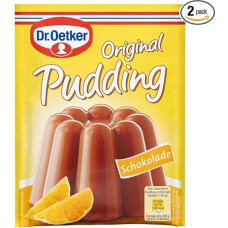 Dr. Oetker Original Pudingas šokoladinis: Šokolado skonio desertas, skirtas ypatingam pudingo malonumui, pakuotė po 16 vnt.