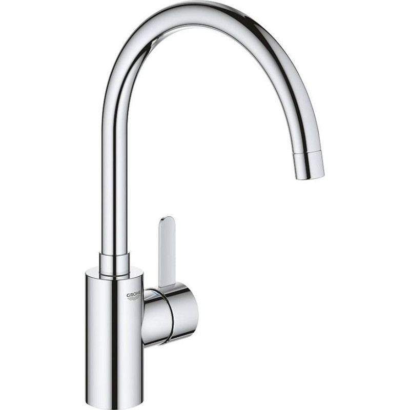 GROHE Eurosmart Cosmopolitan | Virtuvės maišytuvas - vienos svirties kriauklės maišytuvas, pasirenkamas pasukimo diapazonas | ŽEMASIS Slėgis | chromas | 31180000