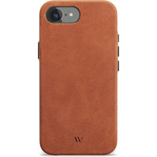 WIIUKA dėklas iPhone 17e / 16e, odinis iš Vokietijos, odinis itin plonas, aukščiausios kokybės mobiliojo telefono dėklas, Qi, Vintage Cognac Brown