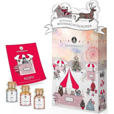 Ankerkraut Premium Advent Calendar, the Classic Calendar, 24 Spice Surprises for the Christmas Season, 1.7 kg Spices as a Gift for Women, Men and Div. Eye-catching for the Home