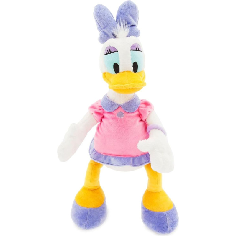 Disney parduotuvė Daisy Duck Oficialus vaikiškas vidutinio dydžio minkštas žaislas 33 cm minkštas lietimui jautrus siuvinėtas minkštas lietimui jautrus žaislas, tinkamas nuo 12 mėn.