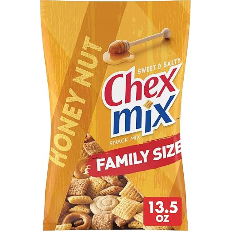 Chex Mix saldus ir sūrus medaus riešutų užkandžių mišinys šeimai 13oz