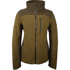 HUBERTUS Women's Fleece Hunting Jacket Olive Brown