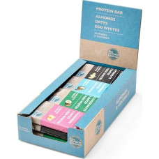 100% Natural Protein Bars - Variety Pack of 12 (12 x 55g) - Contains No Artificial Colours or Sweeteners - with Dates, Egg Whites, and Cocoa