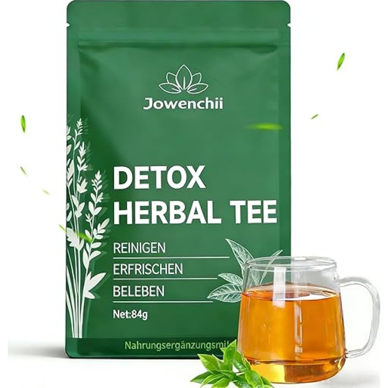 Detox arbata svorio metimui - 28 dienų metabolizmo arbata, žalioji detoksikacijos milteliai su žaliąja arbata, lotoso lapais, inulinu, skatina riebalų deginimą, virškinimą ir gerą savijautą, natūralus detoksikacijos procesas, veganiškas
