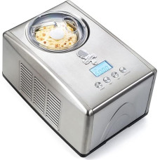 Wilfa VANILLA Ice Cream Maker for Ice Cream, Sorbet and Frozen Yoghurt, 1.5 Litre Capacity, with Compressor, Silver