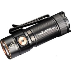 Fenix E18R V2 EDC LED žibintuvėlis Max 1200 liumenų Stroboskopinė funkcija Kišeninis dydis C tipo sąsaja Lauko mažas žibintuvėlis Vandeniui atsparus dulkėms IP68 apsauga