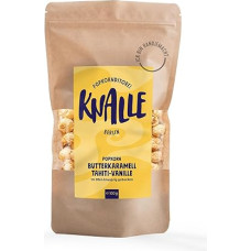 Popkornditorei Knalle Butter Caramel Tahiti Vanilla Popcorn Snack Crispy Scented Baked Handmade in Berlin from the Best Ingredients 100 g