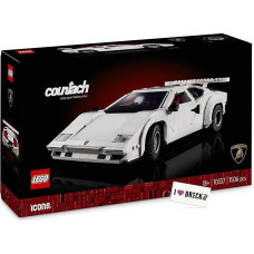 LEGO Countach (LEGO 10337) - Countach su atspausdinta plytele