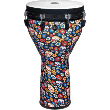 Meinl Percussion Jumbo Djembe Instrument - Very Large Hand Drum - Mechanical Tuning System - Diameter 14 Inches - Plastic, Multicoloured (JD14DA)
