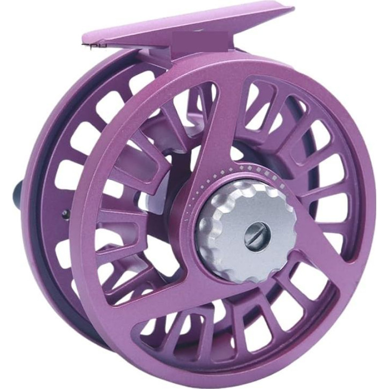 1 vnt Aliuminio Fliegen Angelrolle 3-8WT Schwarz, Rechts Links Hand Retrieve Große Arbor Fliegenrolle for Süßwasser
