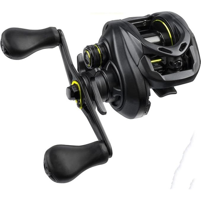 Baitcasting ritė 8 kg Max Drag profilis Žvejybos ritė 6+1 Dvigubas skydas BB 7.2: 1 pavarų santykis 207G Patvarus Baitcaster