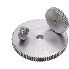 ZGF-BR Bėgių pavara 1 mod 12 dantukų - 26 dantukų Storis 10 mm Grubios skylės metalinė pavara Cilindrinė pavara 45 plieninė teigiama pavara CNC pavara