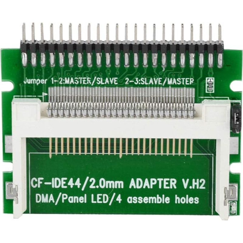 CF į 2,5 colio IDE kietąjį diską, Compact Flash CF atminties kortelė į 2,5 colio 44Pin IDE kietojo disko kortelės adapteris, nešiojamojo kompiuterio SSD HDD CF-IDE adapteris, palaiko Linux, Wince