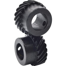 Variklio mažos pavaros Metalinės mažos pavaros Motociklo krumpliaračiai 2 pakuotės 1m 13 dantų 15 dantų 20 dantų 45 laipsnių 90° sraigtinė pavara 