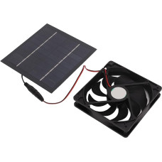 10W Solar Loft Fan, Suitable for Mini Fan for Greenhouses, Pet Houses, Chicken Coops, Solar, Suitable for Ventilation Fan with Good Air Circulation for