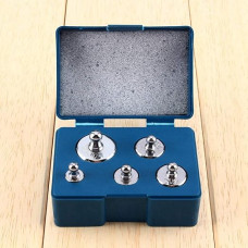 5 Piece Precision Calibration Weights Set 105G 205G 500G Jewelry Scale for General Laboratory and Commercial Education