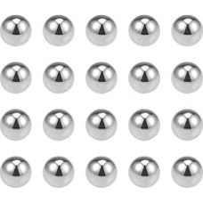 tiekimo žemėlapis 50 tikslių rutuliukų pakuotė 1/4 colio fiksuoto chromuoto plieno G10, skirti rutuliniams guoliams, raktų žiedui, ratukui