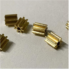 Pinion, Motor Pinion, Motor Pinion, 0.5 m, 7 Teeth, Mini Copper Gears, 0.98/1.48 mm, for Precision Model, 1 mm, 1.5 mm Hole Diameter GS (Hole Diameter: 1.48 mm) (Size : 1.48 mm) (Size : 1.48 mm)