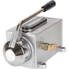 Manuelles Öl für CNC-Maschinen, 500 cc - Schmierung aus Aluminiumlegierung mit 8 ml/min Entladung, 15 kgf/cm² Maximaldruck, Einzelanschluss φ6 Ausgang, 116 x 160 x 200