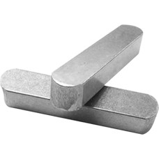 Keilstifte Antriebspassfedern Typ A aus Kohlenstoffstahl, flache Parallelstifte quadratisch for Antriebswelle 6 x 6 mm, 10 Stück(6x6x10mm)