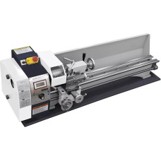Metalldrehmaschine 220x750 Tischdrehmaschine 1200W Bürstenloser Motor Spindel Lather Mini-Drehmaschine LED-Bildschirmanzeige Drehmaschine Klein und tragbar