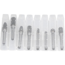 8-teiliges Wolframkarbid-Frässtift-Set, Durchmesser 6 mm, Drehfeilen-Set für Holzschnitzerei, Metallbearbeitung