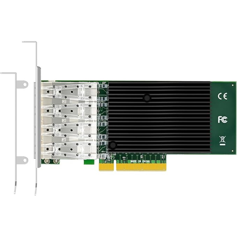GLOTRENDS ST7219 4 prievadų 10Gb SFP+ Ethernet tinklo plokštė su 