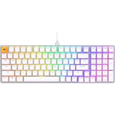 Glorious Gaming GMMK 2 Full Size (96%) - Mechaninė žaidimų klaviatūra, aliuminio apkaustai, anpassbar, Doubleshot-Kappen, Glorious Fox Schalter, skoninga RGB, amerikietiškas QWERTY išdėstymas - Weiß