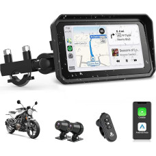 Jansite 4K motociklo CarPlay 