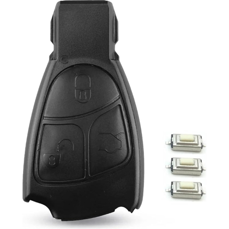 Mercedes A B C E M R S CL CLK SL SLK klasės W164 W202 W203 W208 W209 W210 W211 W220 W245 W251 C215 C208 R230 R171 S203 Nuotolinio valdymo pultas WWW245 raktų korpusas