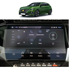 SKTU [Pack of 2] Ekrano apsauginės plėvelės, suderinamos su Peu*geot 308 SW P5 2022-2024 10 colių i-Cockpit GPS navigacija PET ekrano apsauginė plėvelė