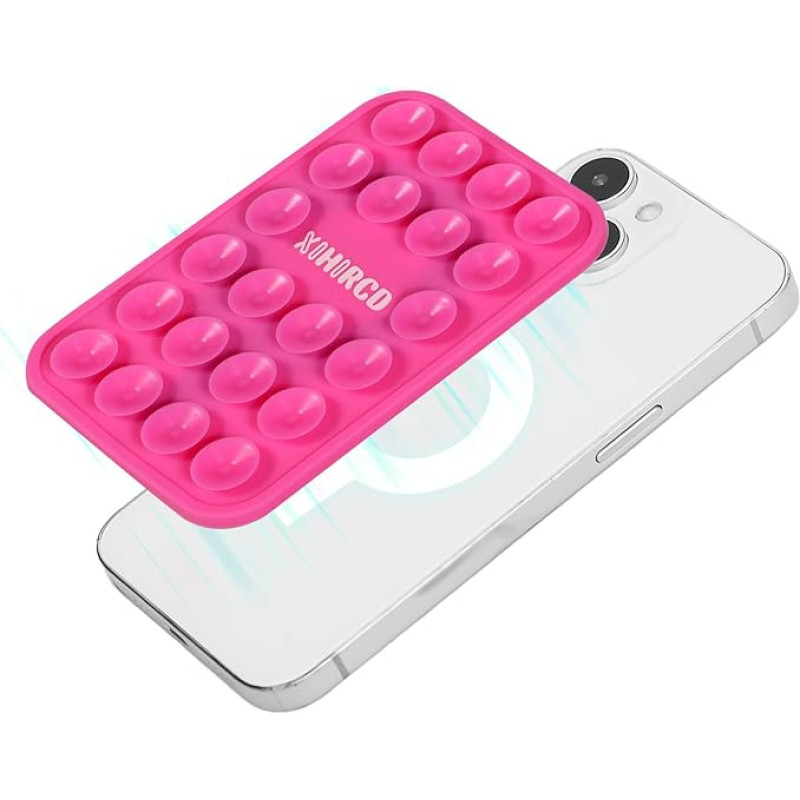 Silikoninis siurbimo puodelis Mobilusis telefonas Magnetinis telefono laikiklis Veidrodis Daugiafunkcinis siurbimo puodelis MagSafe telefono dėklui Laisvų rankų mobiliojo telefono priedų laikiklis Dušo telefono laikiklis visiems mobiliojo telefono dėklams