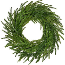 40 cm advento vainikas, dirbtinis Kalėdų vainikas, žalias durų papuošalas, durų vainikas, advento dekoracija, Kalėdų dekoracija, stalo vainikas, sieninis vainikas, skirtas kabinti, namuose, patalpoje