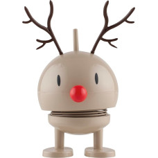 Hoptimist - Scandinavian Design - Christmas Figure - Small Reindeer Bumble - Brown - Height: 9 cm - Gift Idea