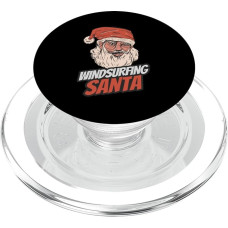 Windsurfen Weihnachtsmann Weihnachten Urlaub Windsurfen PopSockets PopGrip für MagSafe