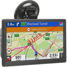 NEWFUN navigacijos įrenginiai automobiliui, GPS navigacijos įrenginiai sunkvežimiams, 9 colių navigacijos įrenginys automobiliui, 2025 Europos žemėlapiai, nemokamas žemėlapių atnaujinimas, su įspėjimu apie greitį POI, vadovavimas balsu