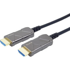 PREMIUMCORD 8K optinis aktyvusis šviesolaidinis kabelis HDMI 2.1, itin didelės spartos kabelis 48 Gbps, 3D, EDID, eARC, HDR, skiriamoji geba 8K@60Hz 4320p, 4K@120Hz, suderinamas su PS5, 