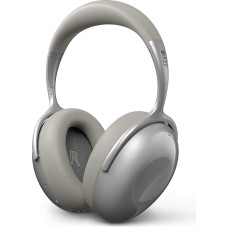 KEF Mu7 belaidės aktyvios triukšmą slopinančios ausinės - sidabriškai pilkos spalvos