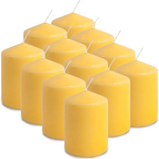 MGE Scented Candle Aromaterapinė žvakė - 12 x kvapiųjų žvakių - 12 kvapiųjų žvakių rinkinys - 12 dovanų rinkinys - Citrusiniai vaisiai
