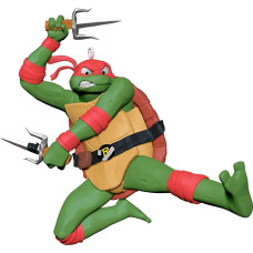 Hallmark Keepsake Kalėdų papuošalai 2024 Teenage Mutant Ninja Turtles: Dovanos TMNT gerbėjams: Mutant Mayhem Raphael