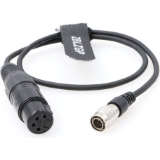 4 Pin XLR Female to Hirose 4 Pin Male 12V DC for Sony Panasonic Camera LCD TVlogic Monitor
